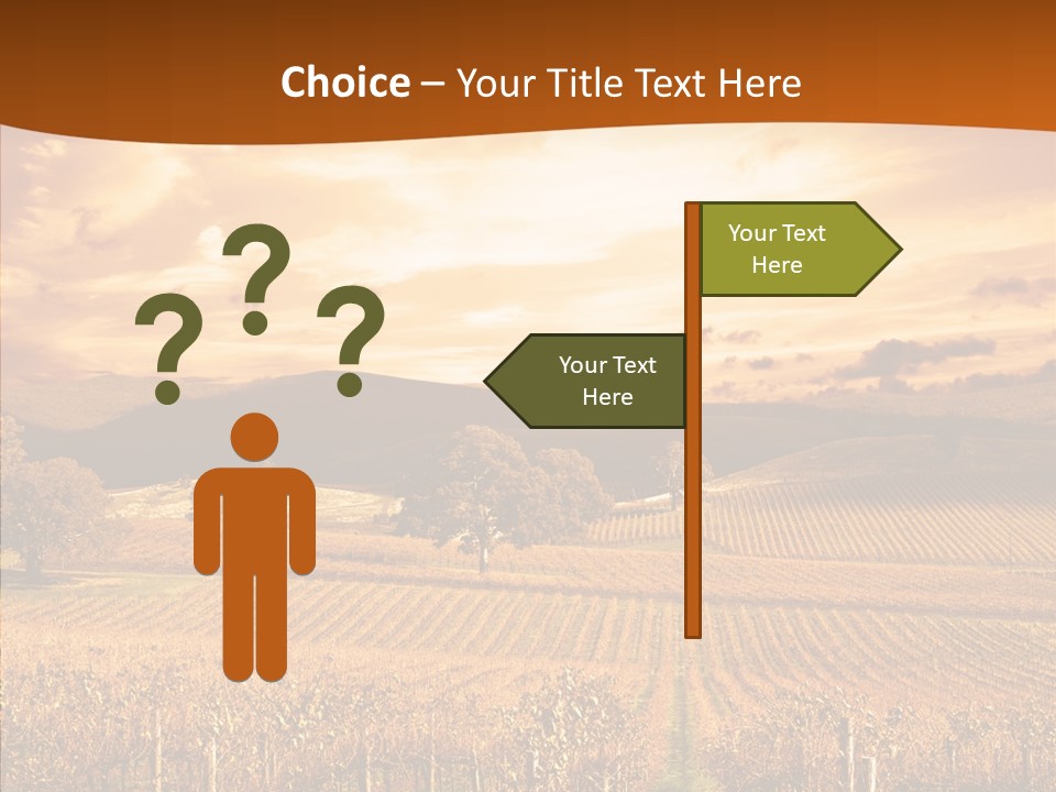 Farm Horizon Golden PowerPoint Template