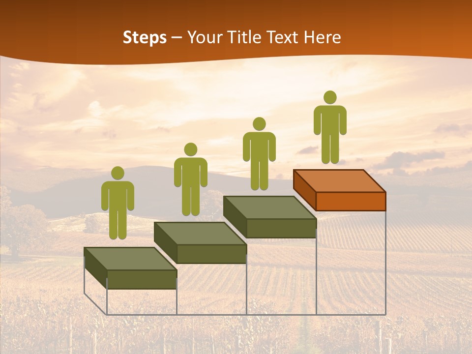 Farm Horizon Golden PowerPoint Template