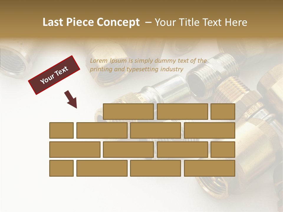 Piping Construction Pipe PowerPoint Template