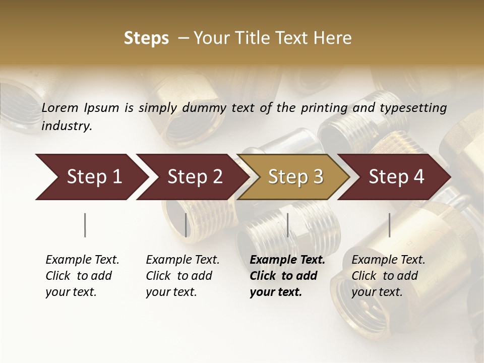 Piping Construction Pipe PowerPoint Template