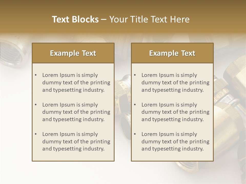 Piping Construction Pipe PowerPoint Template