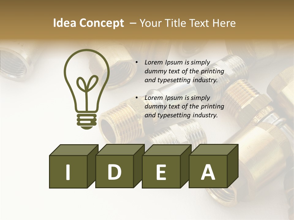 Piping Construction Pipe PowerPoint Template