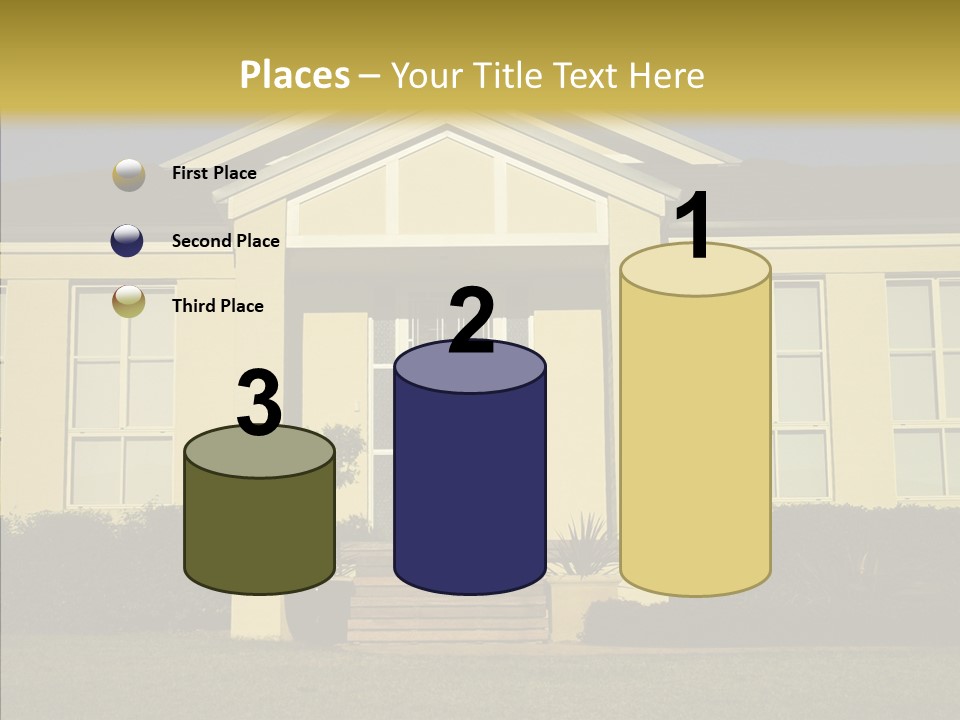 Grey Neighborhood Wealthy PowerPoint Template