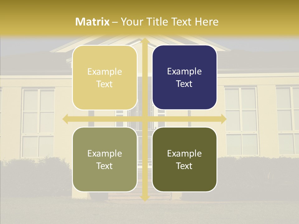 Grey Neighborhood Wealthy PowerPoint Template