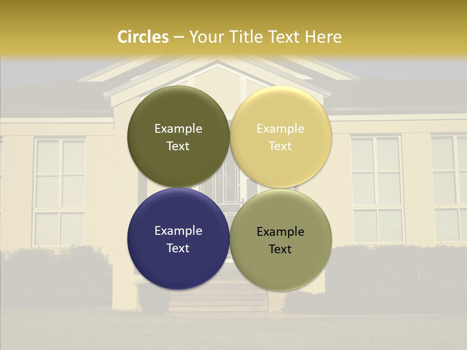 Grey Neighborhood Wealthy PowerPoint Template