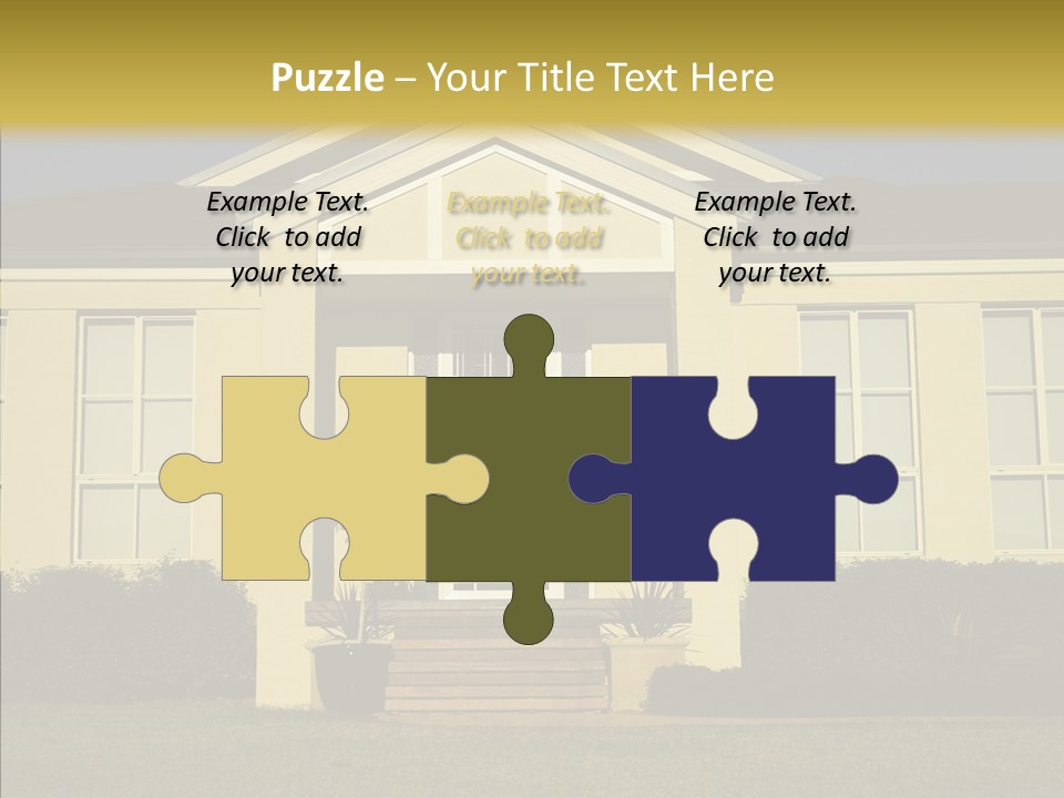 Grey Neighborhood Wealthy PowerPoint Template