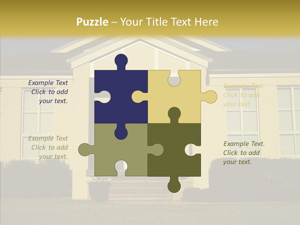 Grey Neighborhood Wealthy PowerPoint Template