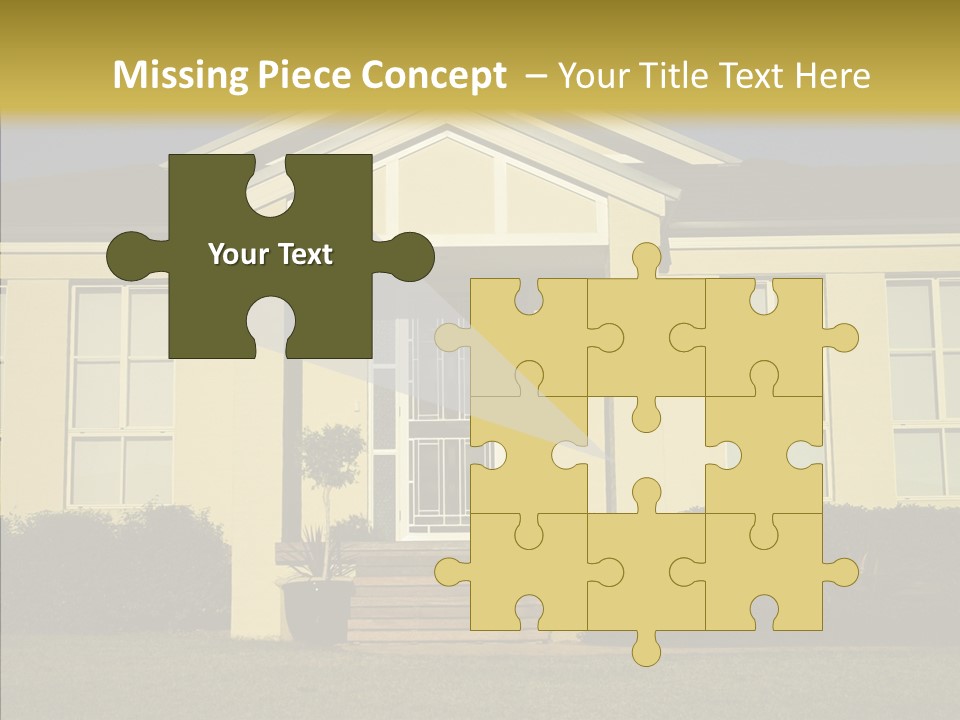 Grey Neighborhood Wealthy PowerPoint Template