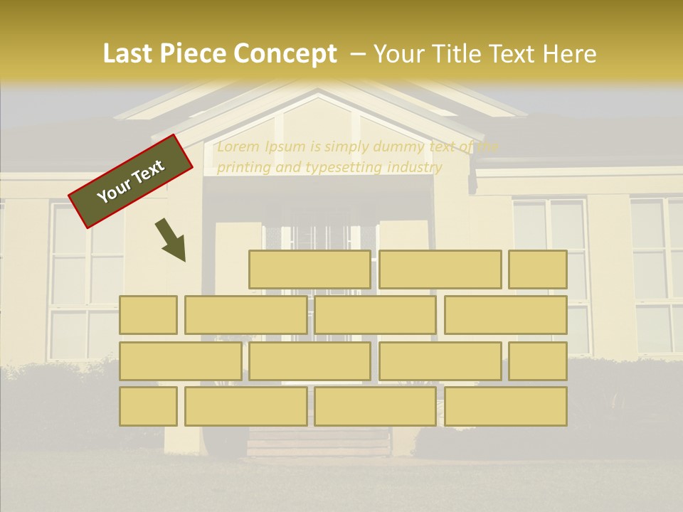 Grey Neighborhood Wealthy PowerPoint Template