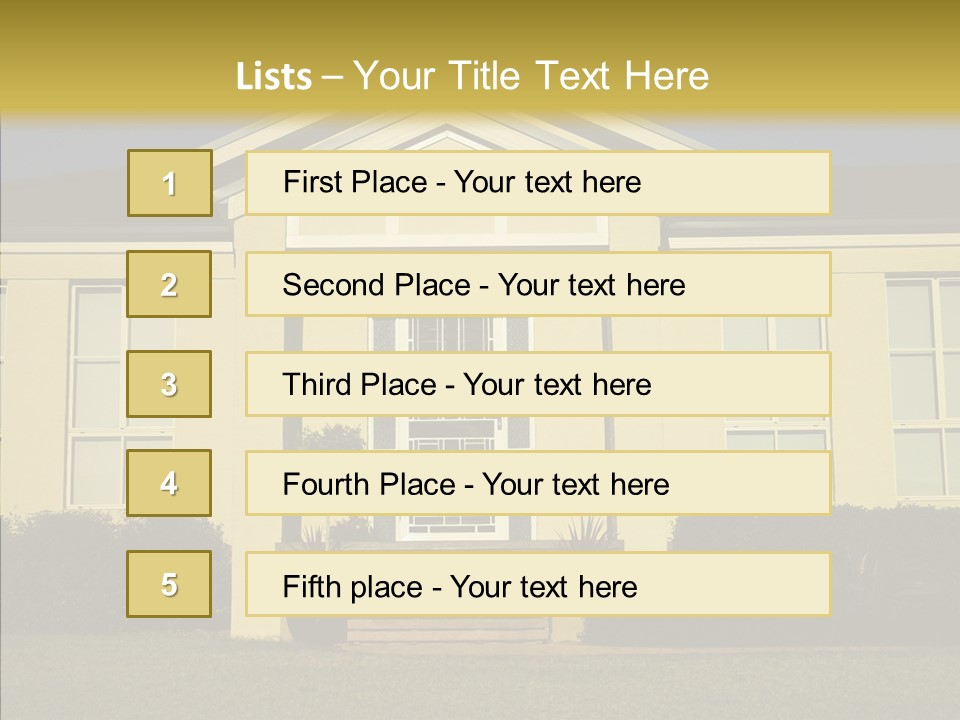 Grey Neighborhood Wealthy PowerPoint Template