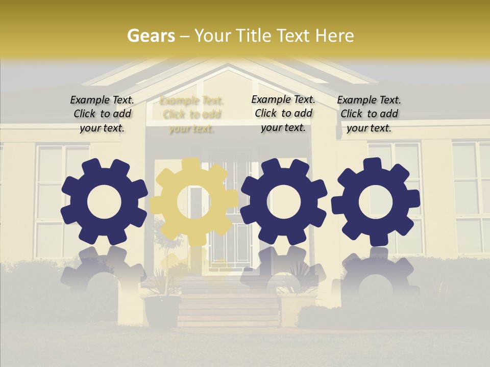 Grey Neighborhood Wealthy PowerPoint Template