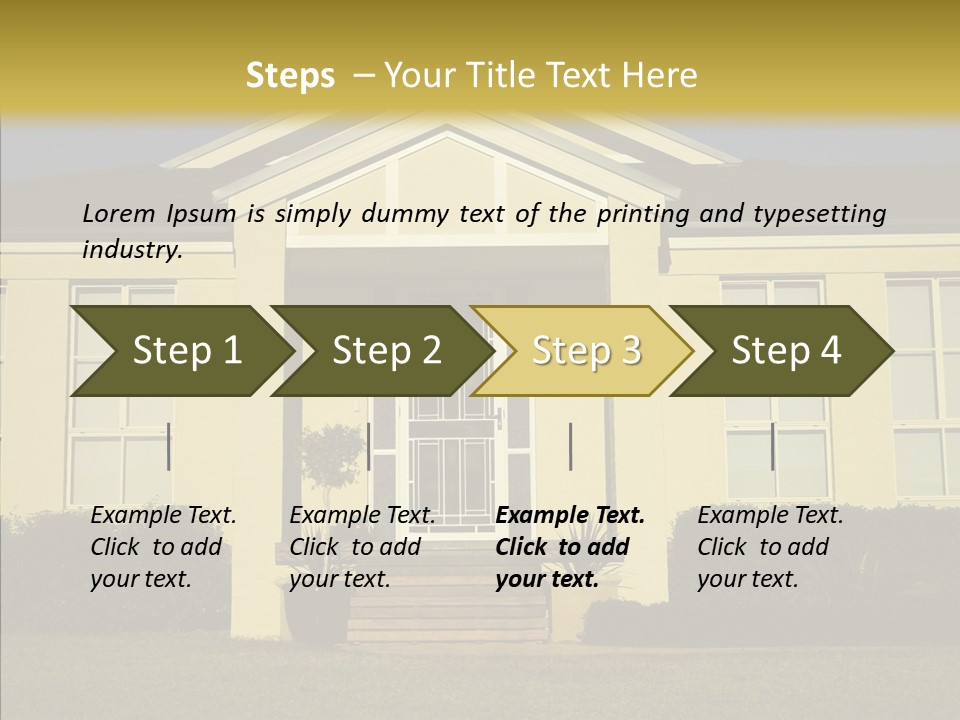 Grey Neighborhood Wealthy PowerPoint Template