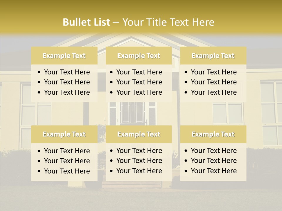 Grey Neighborhood Wealthy PowerPoint Template