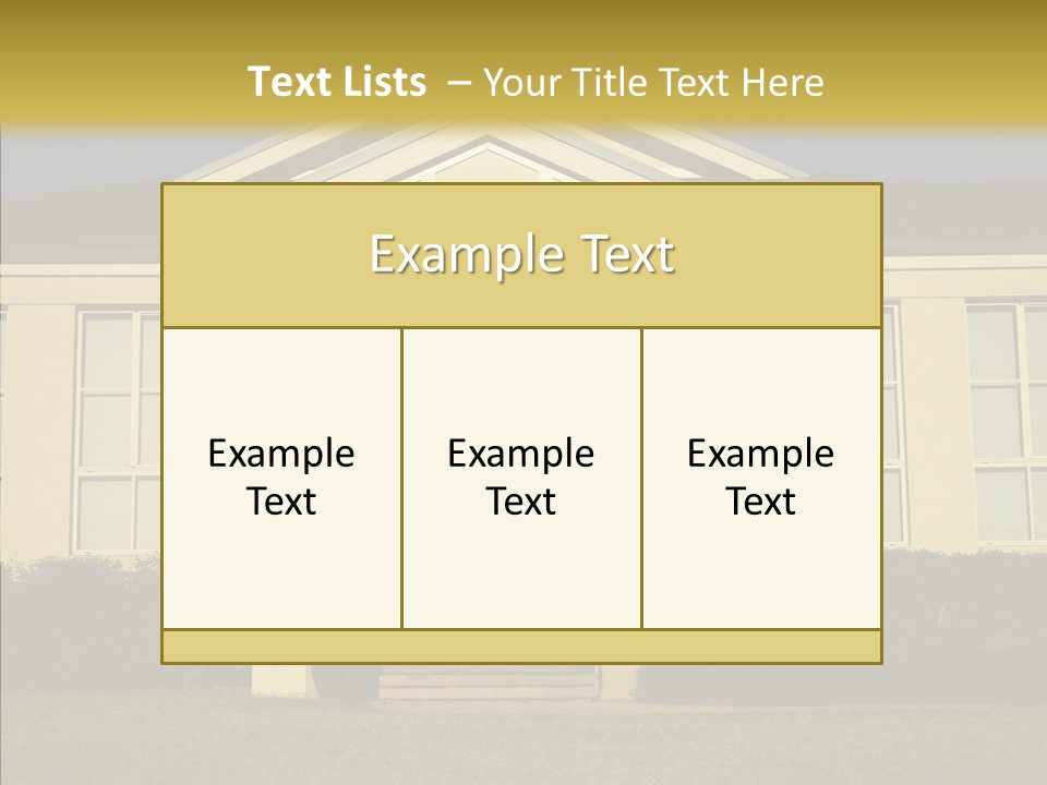 Grey Neighborhood Wealthy PowerPoint Template