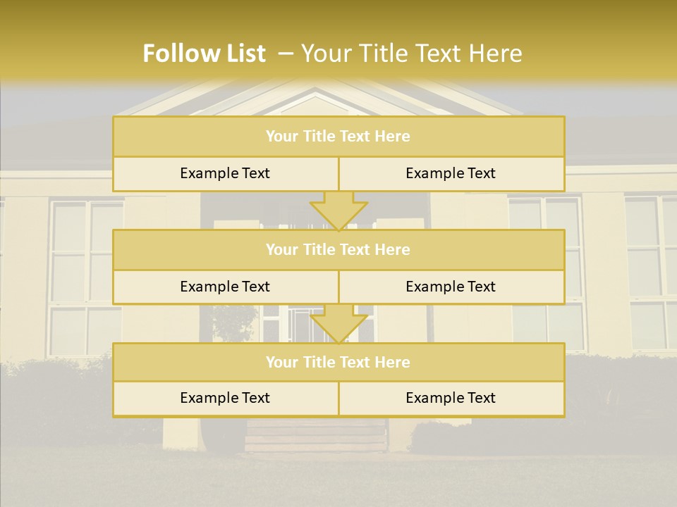 Grey Neighborhood Wealthy PowerPoint Template