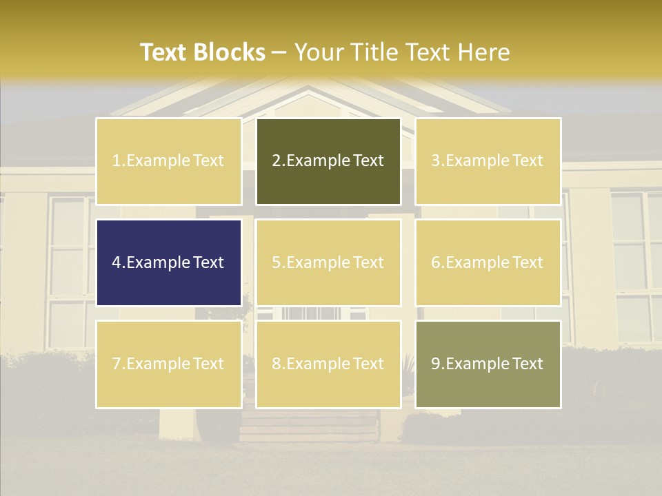 Grey Neighborhood Wealthy PowerPoint Template