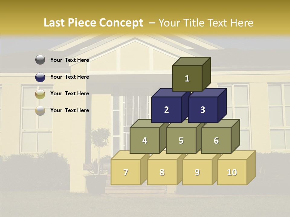 Grey Neighborhood Wealthy PowerPoint Template