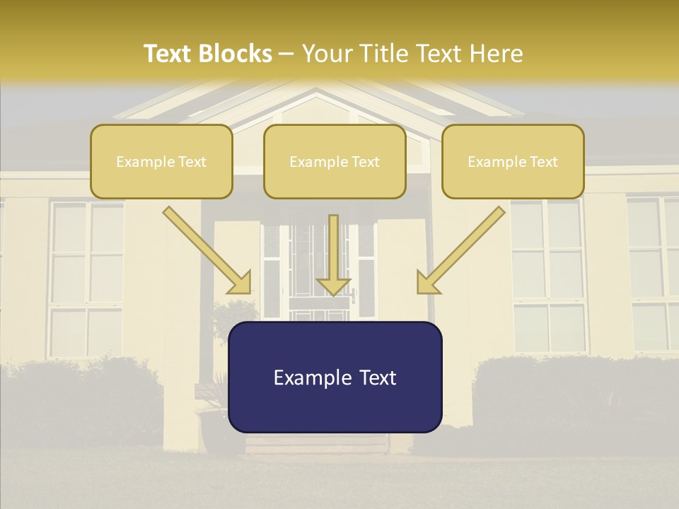 Grey Neighborhood Wealthy PowerPoint Template