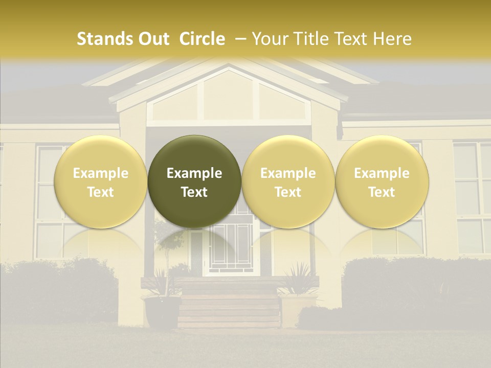 Grey Neighborhood Wealthy PowerPoint Template