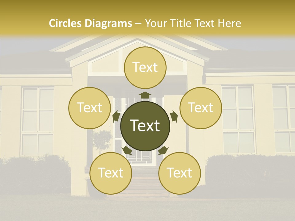 Grey Neighborhood Wealthy PowerPoint Template