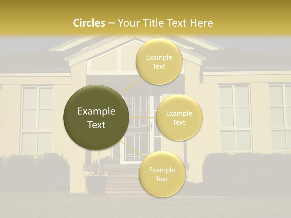 Grey Neighborhood Wealthy PowerPoint Template
