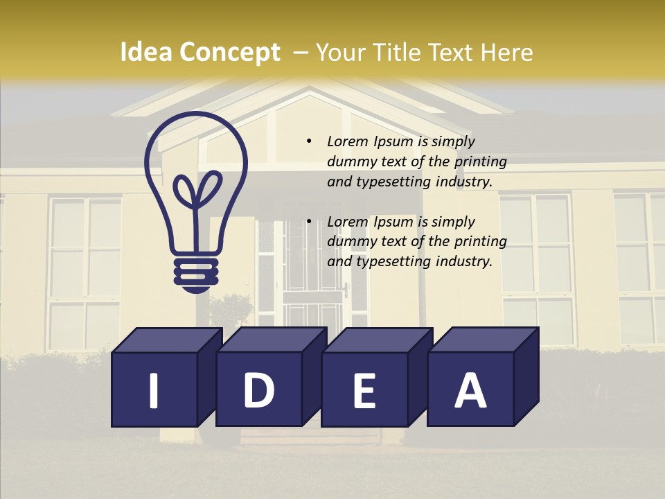 Grey Neighborhood Wealthy PowerPoint Template