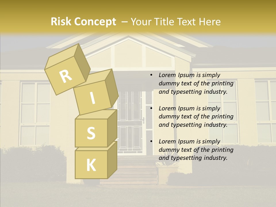 Grey Neighborhood Wealthy PowerPoint Template