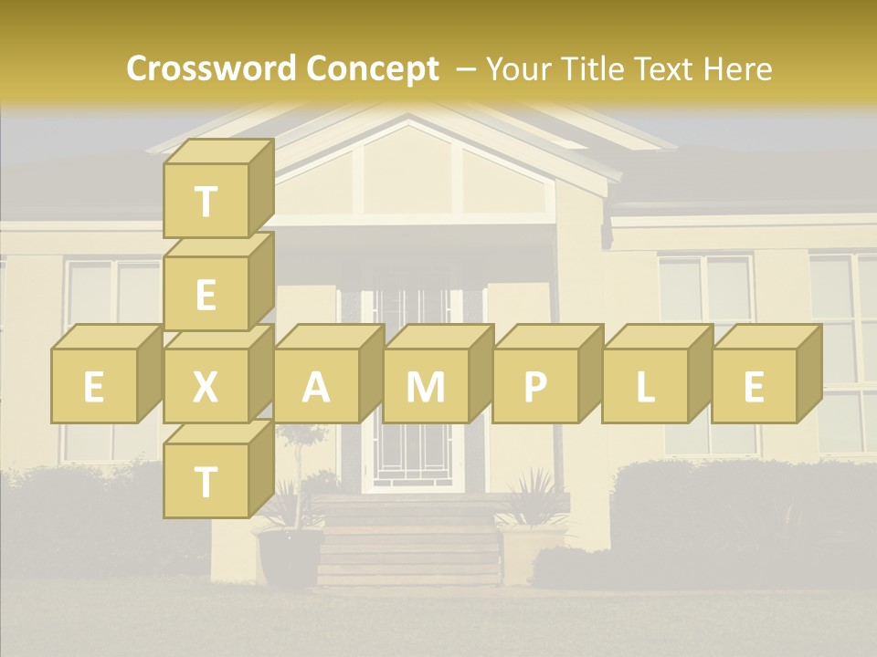 Grey Neighborhood Wealthy PowerPoint Template