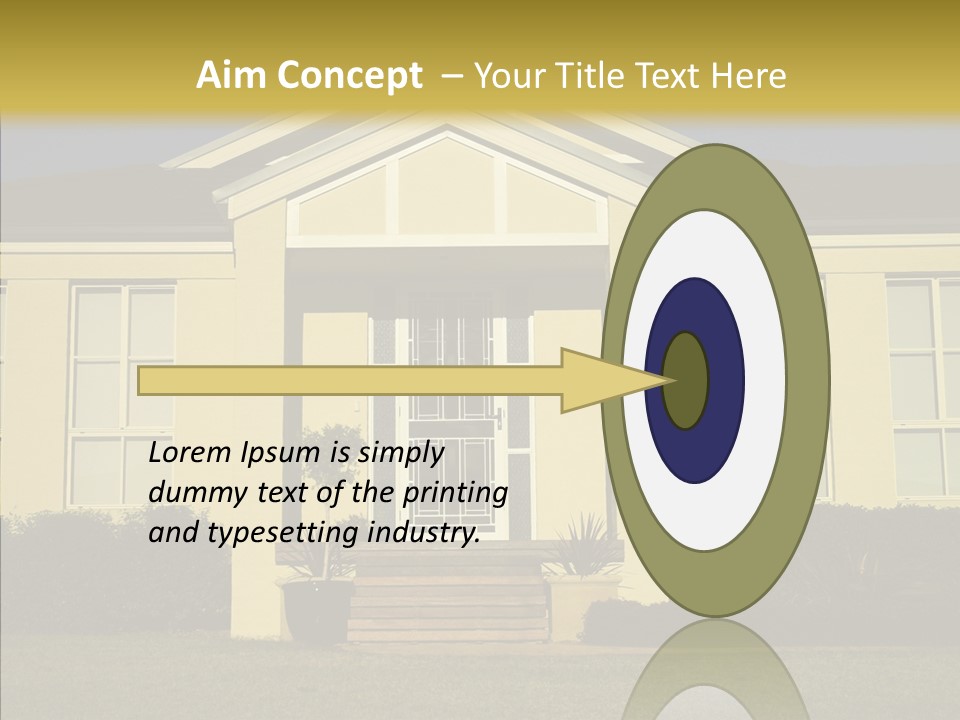 Grey Neighborhood Wealthy PowerPoint Template