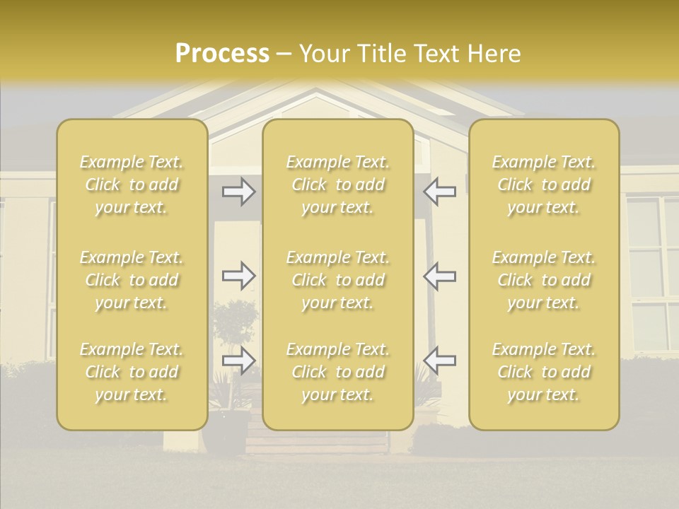 Grey Neighborhood Wealthy PowerPoint Template