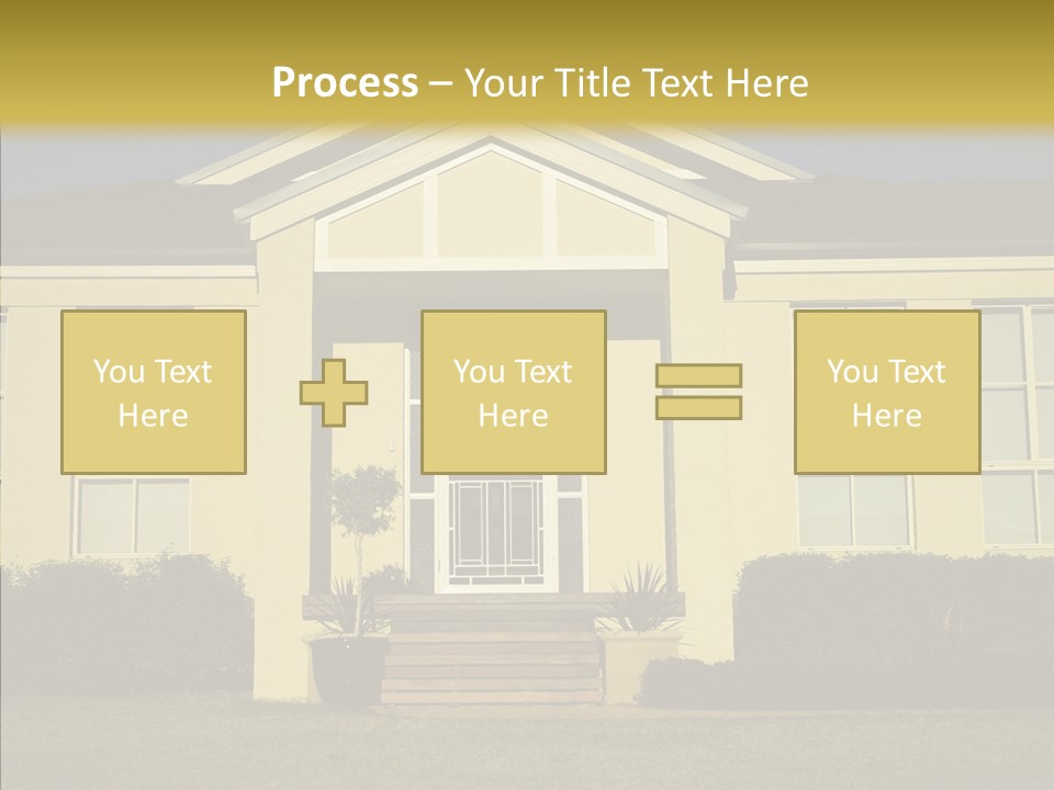 Grey Neighborhood Wealthy PowerPoint Template