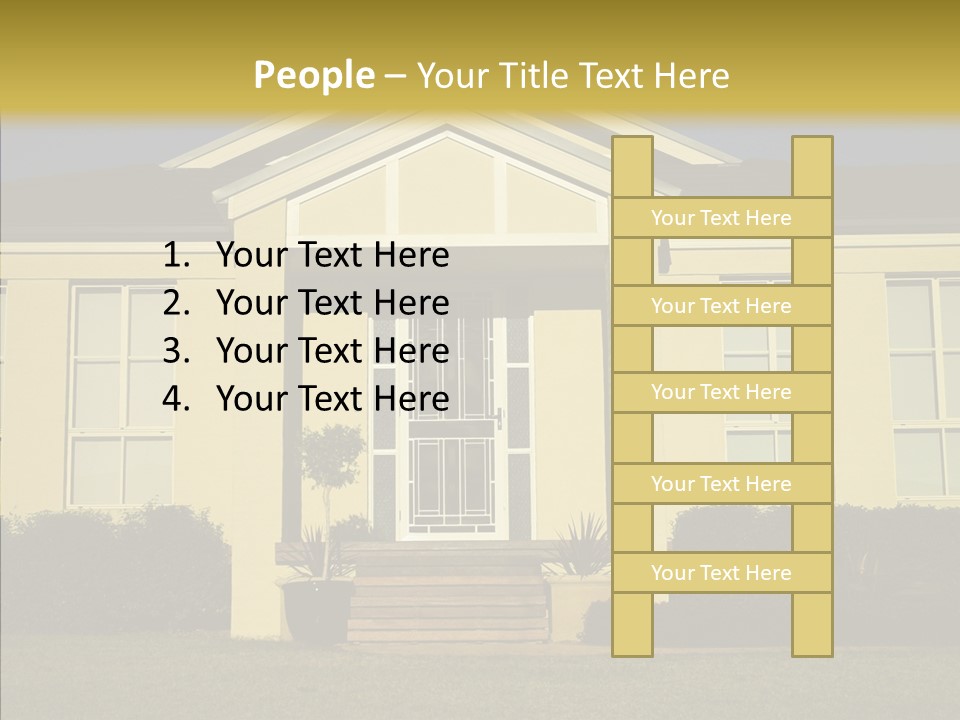 Grey Neighborhood Wealthy PowerPoint Template