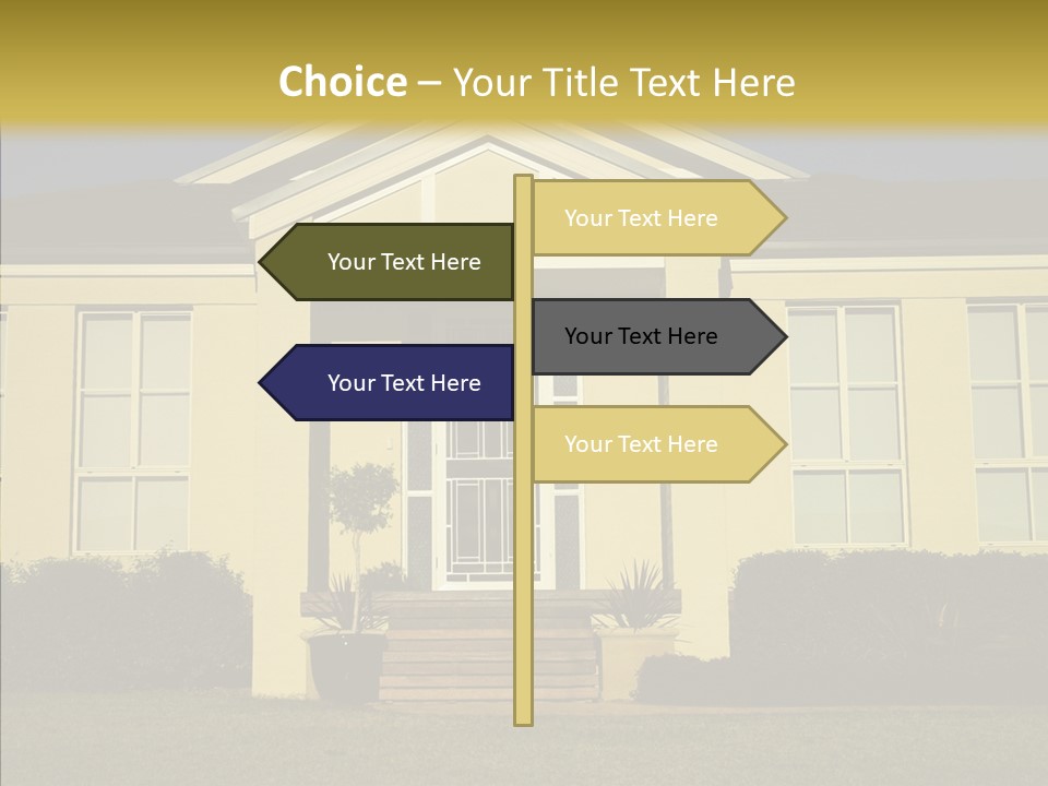 Grey Neighborhood Wealthy PowerPoint Template