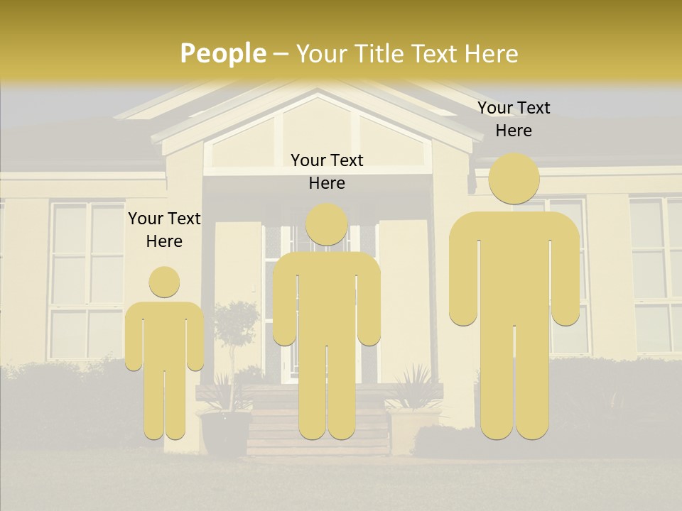 Grey Neighborhood Wealthy PowerPoint Template