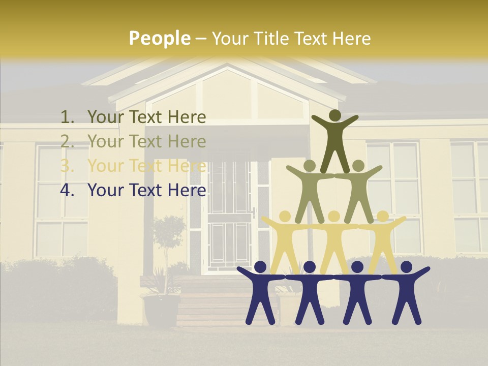 Grey Neighborhood Wealthy PowerPoint Template