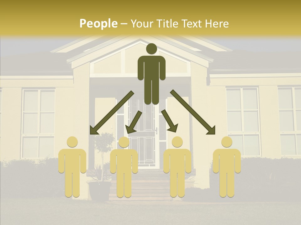 Grey Neighborhood Wealthy PowerPoint Template