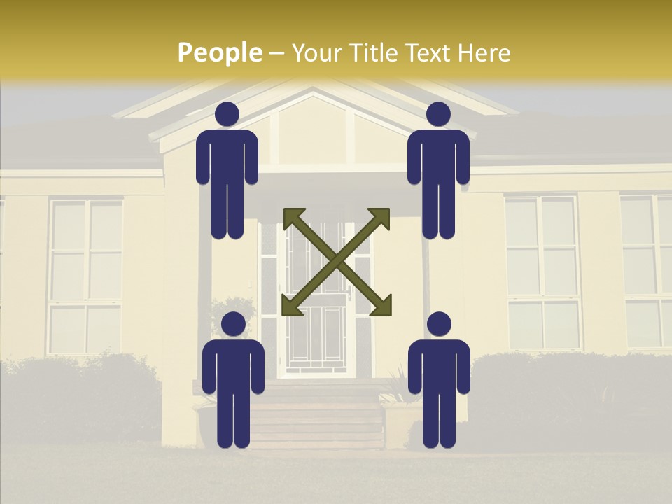 Grey Neighborhood Wealthy PowerPoint Template