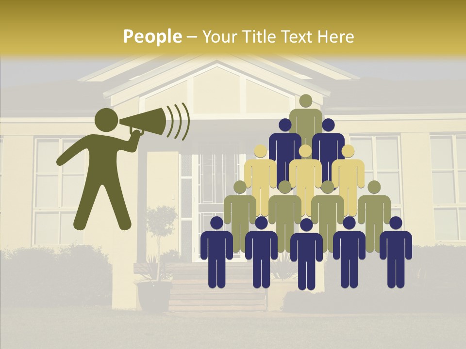 Grey Neighborhood Wealthy PowerPoint Template