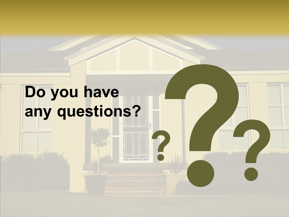 Grey Neighborhood Wealthy PowerPoint Template