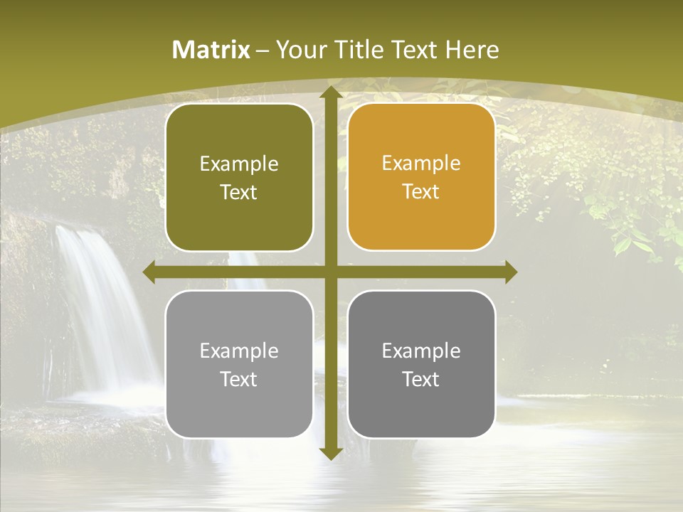 Drop Yellow Nature PowerPoint Template