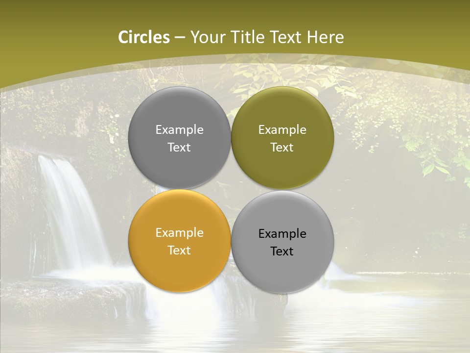 Drop Yellow Nature PowerPoint Template