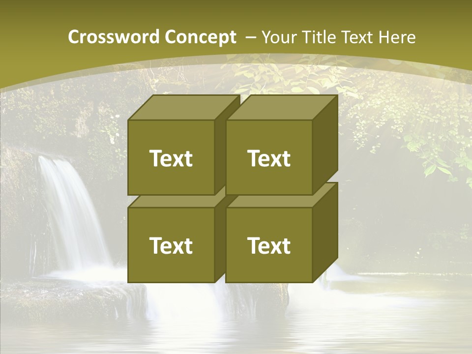 Drop Yellow Nature PowerPoint Template