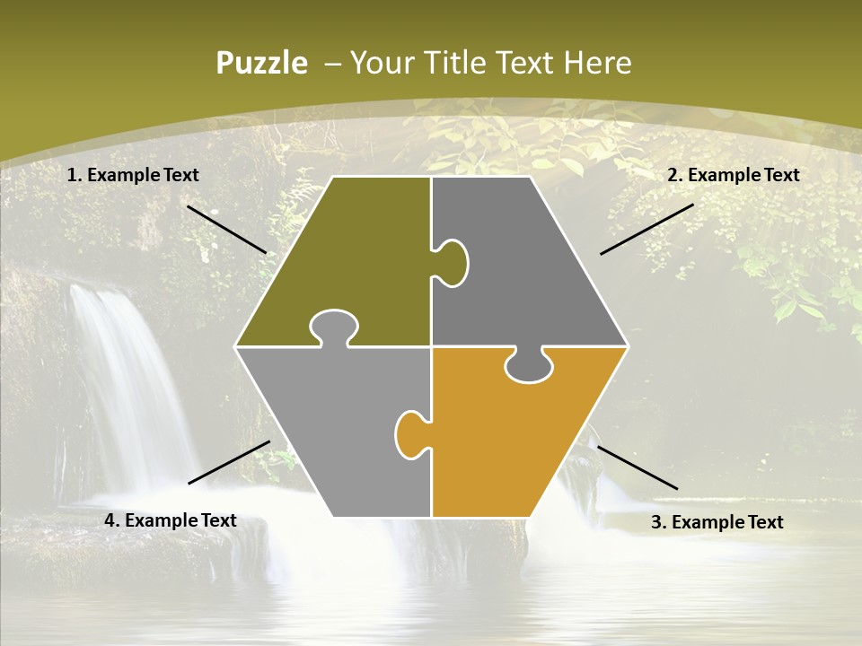 Drop Yellow Nature PowerPoint Template