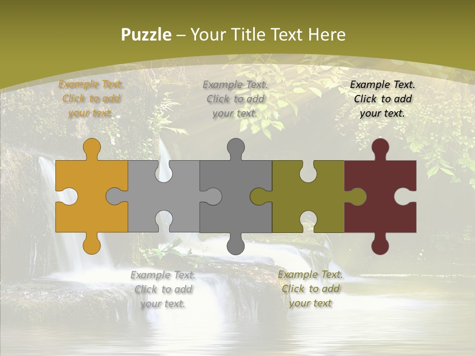 Drop Yellow Nature PowerPoint Template