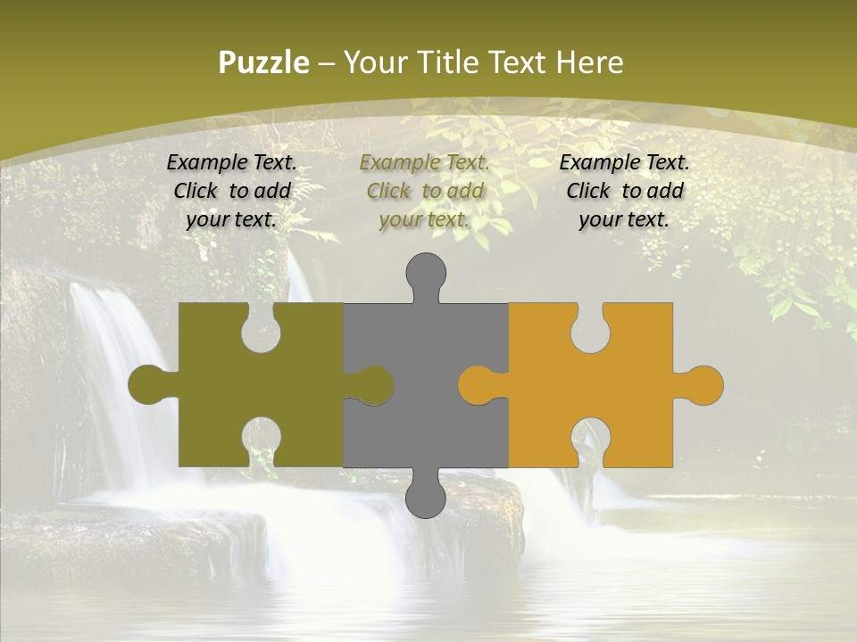 Drop Yellow Nature PowerPoint Template