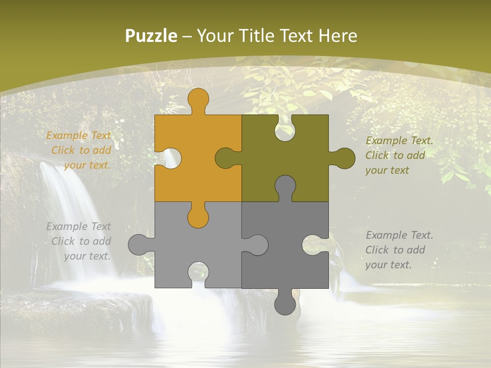 Drop Yellow Nature PowerPoint Template