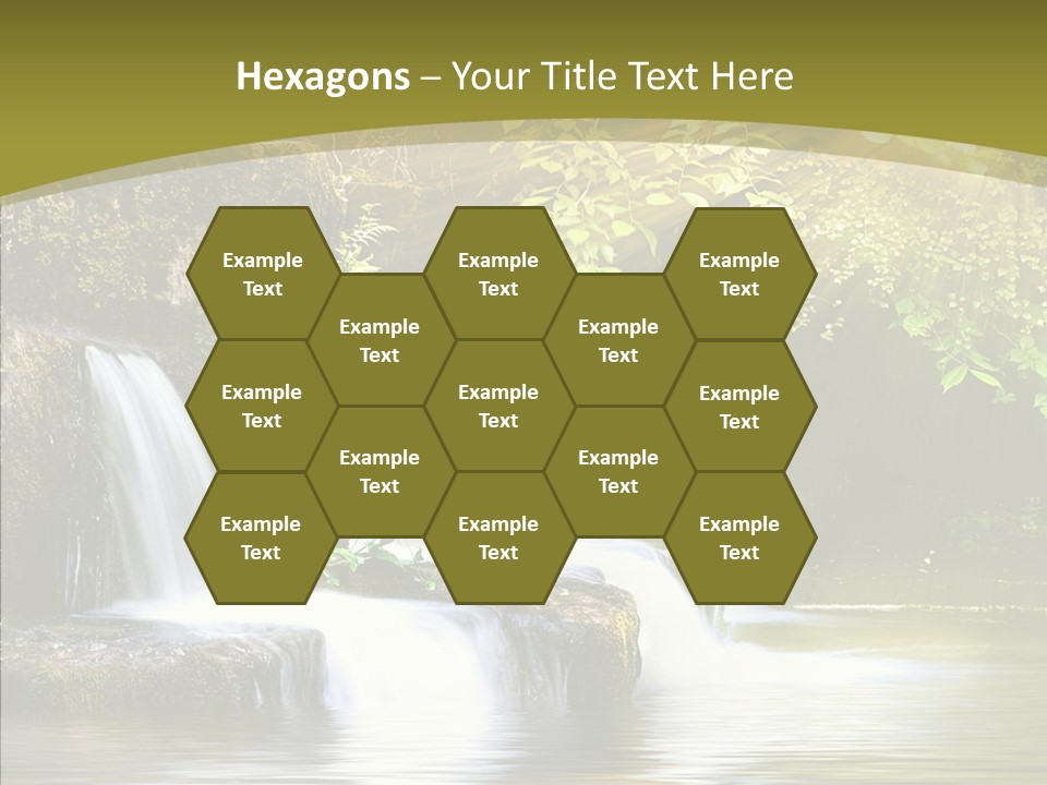 Drop Yellow Nature PowerPoint Template