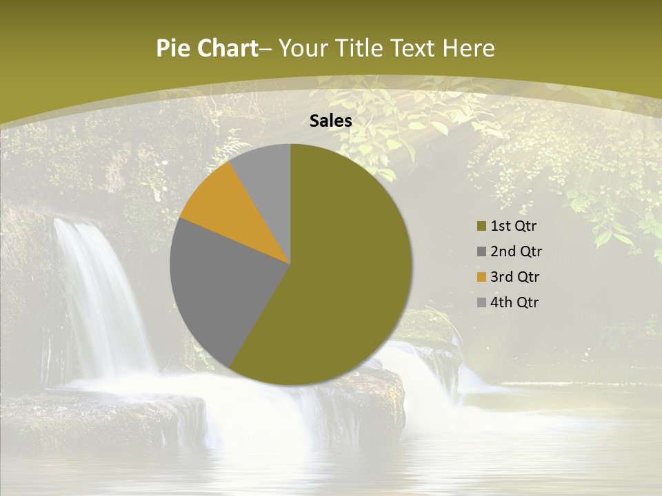 Drop Yellow Nature PowerPoint Template