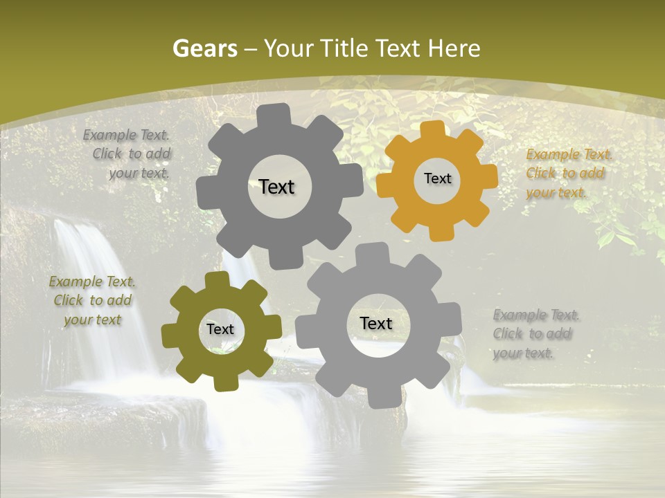 Drop Yellow Nature PowerPoint Template