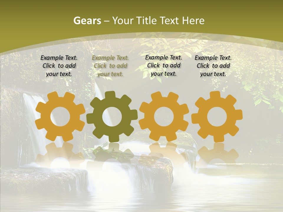 Drop Yellow Nature PowerPoint Template